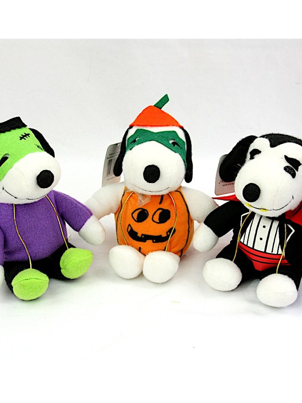 Vintage Halloween Pumpkin Snoopy Peanuts Whitmans Stuffed Animal Plush Toy 6"